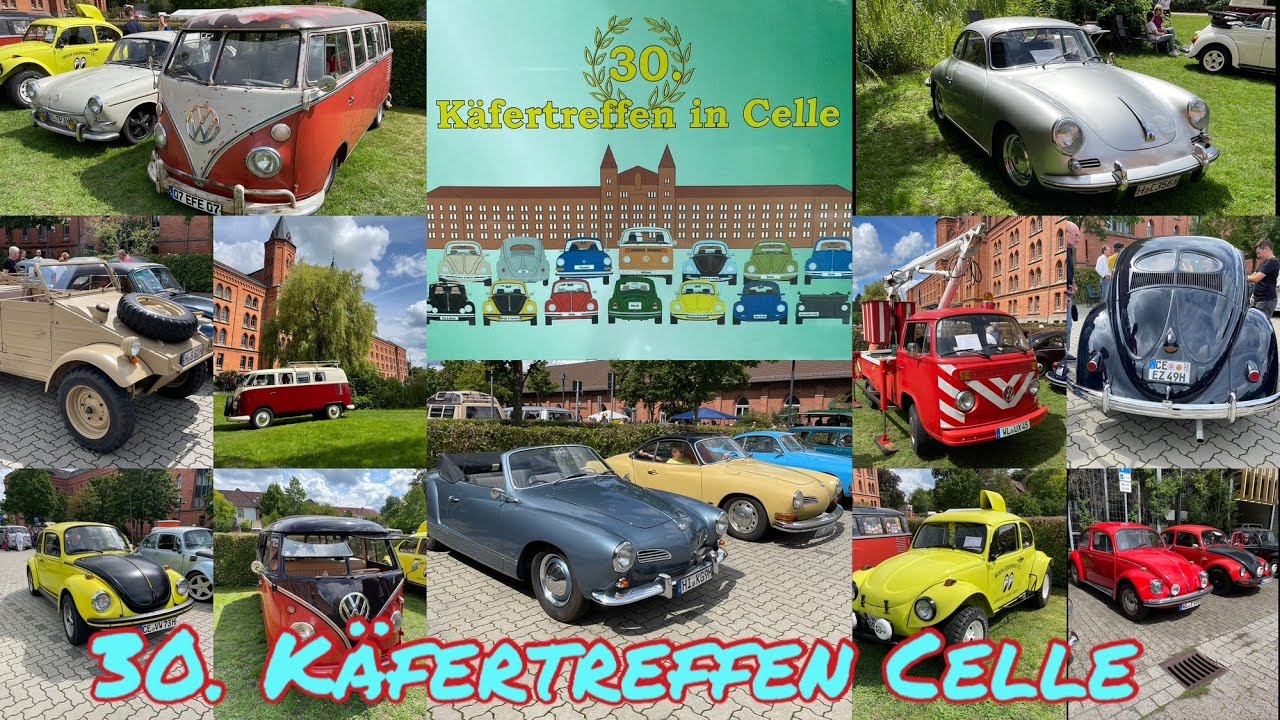 30. Käfertreffen in Celle - Alle waren da, Käfer Karmann, Typ2 T1 T2 T3 Kübel und viele mehr