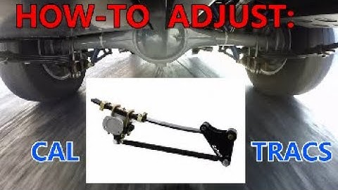 HOW-TO: ADJUST CALTRACS Properly (Full Procedure Explained), SET UP LEAF SPRINGS Traction Bars DIY !