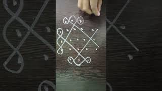 Simple rangoli design
