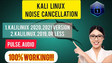 Kali Linux audio Noise cancellation | Pulse audio | Echo Noise cancellation