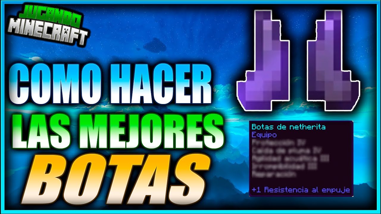 LAS MEJORES BOTAS DE MINECRAFT COMO HACERLAS - JUGANDO MINECRAFT Ep 39 ...