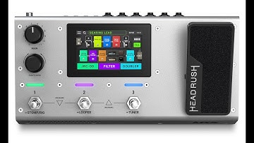 Headrush MX5 looper with Ampero control and "Insert" commands(no speaking)