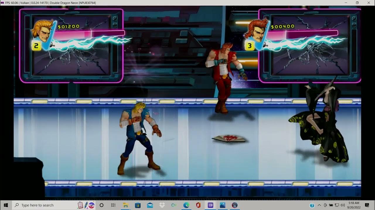 Double dragon neon ps3 parsec pl1 mr hadoken01 pl2 musan youtube