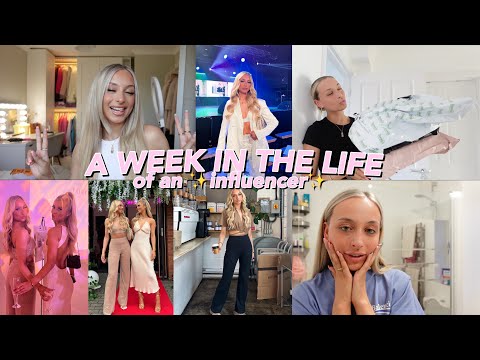 A WEEK IN THE LIFE of an ✨influencer✨ fashion show, events, glow up..