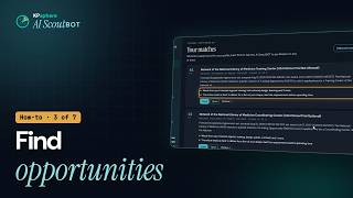 How to find government contracts with AI: Matches, search filters, alerts and industry days