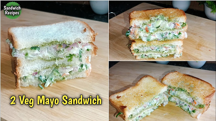 क्रिस्पी व्हेज सँडविच | Sandwich like cafe | Veg Sandwich recipes | Easy & Quick Mayo Sandwich