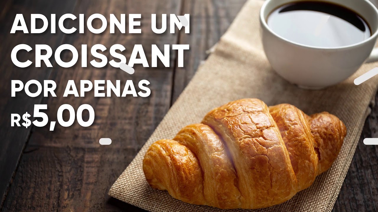 Café - Cafeteria - Vinheta Digital Signage Modelo Exemplo