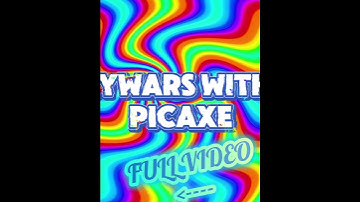 Hive Skywars but Pickaxe Only #Shorts