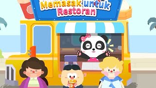 Restoran Bayi Panda Kecil | Babybus | Cerita Lagu Anak Indonesia