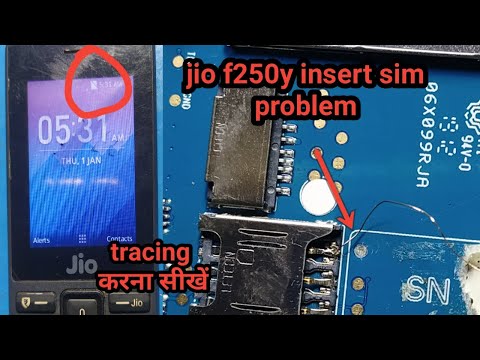 jio phone f250y insert sim solution||jio phone f250y sim jumper