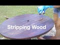How to use paint stripper on wood