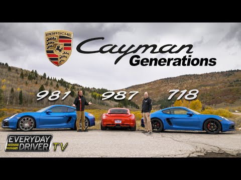 Porsche Cayman Generations (987,981,718) compared - Which is best? | Everyday Driver TV S4