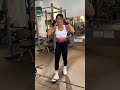 美女の背中トレーニング #筋トレ女子