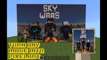 How to convert any Image into Pixelart in Minecraft Bedrock/Java