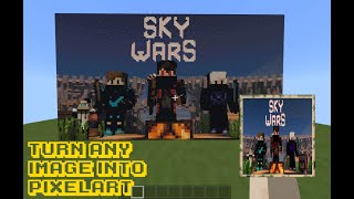 How to convert any Image into Pixelart in Minecraft Bedrock/Java