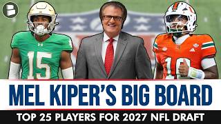 2027 NFL Draft Big Board From ESPN’s Mel Kiper | Top 25 2027 NFL Draft Prospects
