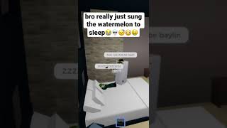 bro sung him to sleep💀😭 #fy #fypシ #trend #trending #viral #funny #roblox #shortsfeed #shorts