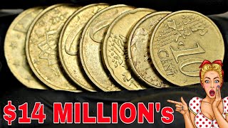Top 7 Most Valuable 10,20 50 Euro Cent Coins Worth A Lot Of Money-Coins Worth Money