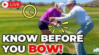 We Fixed Her Bowed Left Wrist And She Was Hitting Irons Dead Straight! (Live Golf Lesson)