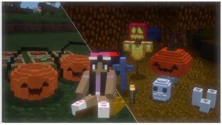my favorite spooky/halloween decoration mods for minecraft pe 🌙👻 [1.16+] screenshot 1