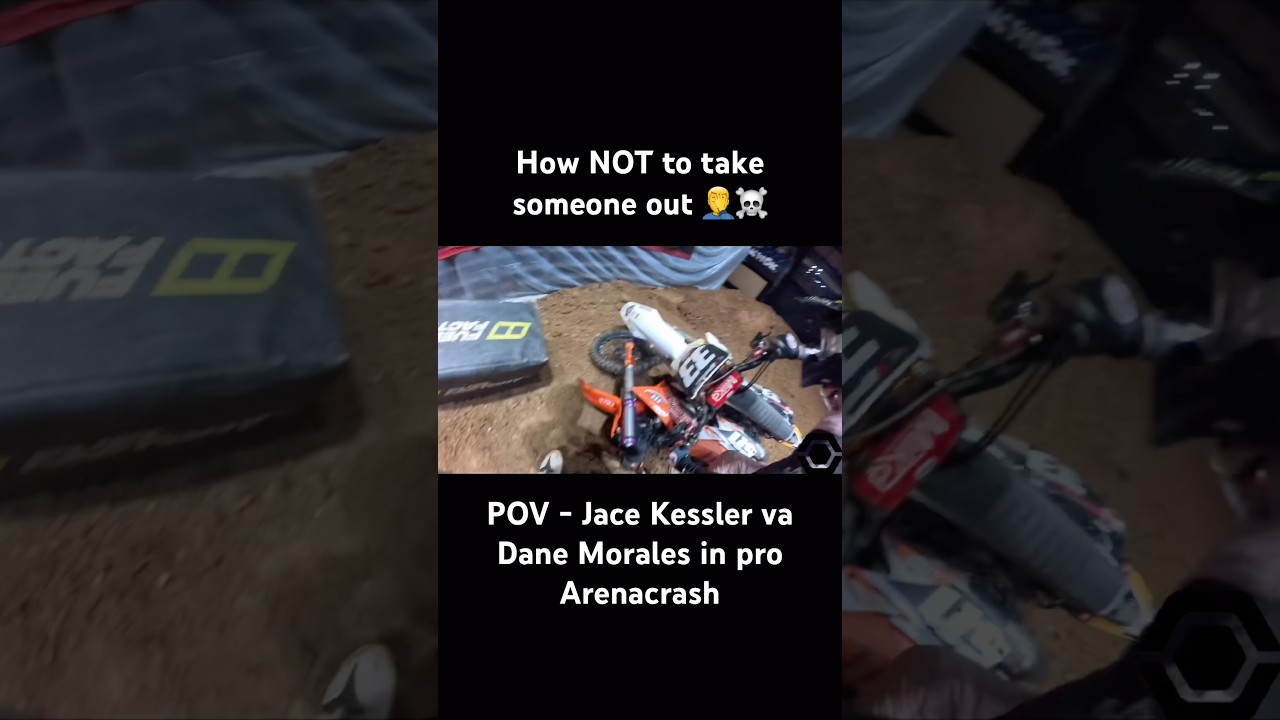 POV - How NOT to Take Someone Out #gopro#crash#fail#dirtbike#motocross#racing#fyp#viral#bike#rider