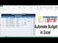 Excel Budget Template l Automate Your Budget in 15 Minutes l Learn Accounting Pro Studio