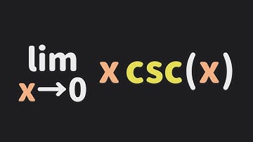More Limits using Limit of Sin(x)/x = 1: Cosecant Example | Limits | Calculus | Glass of Numbers