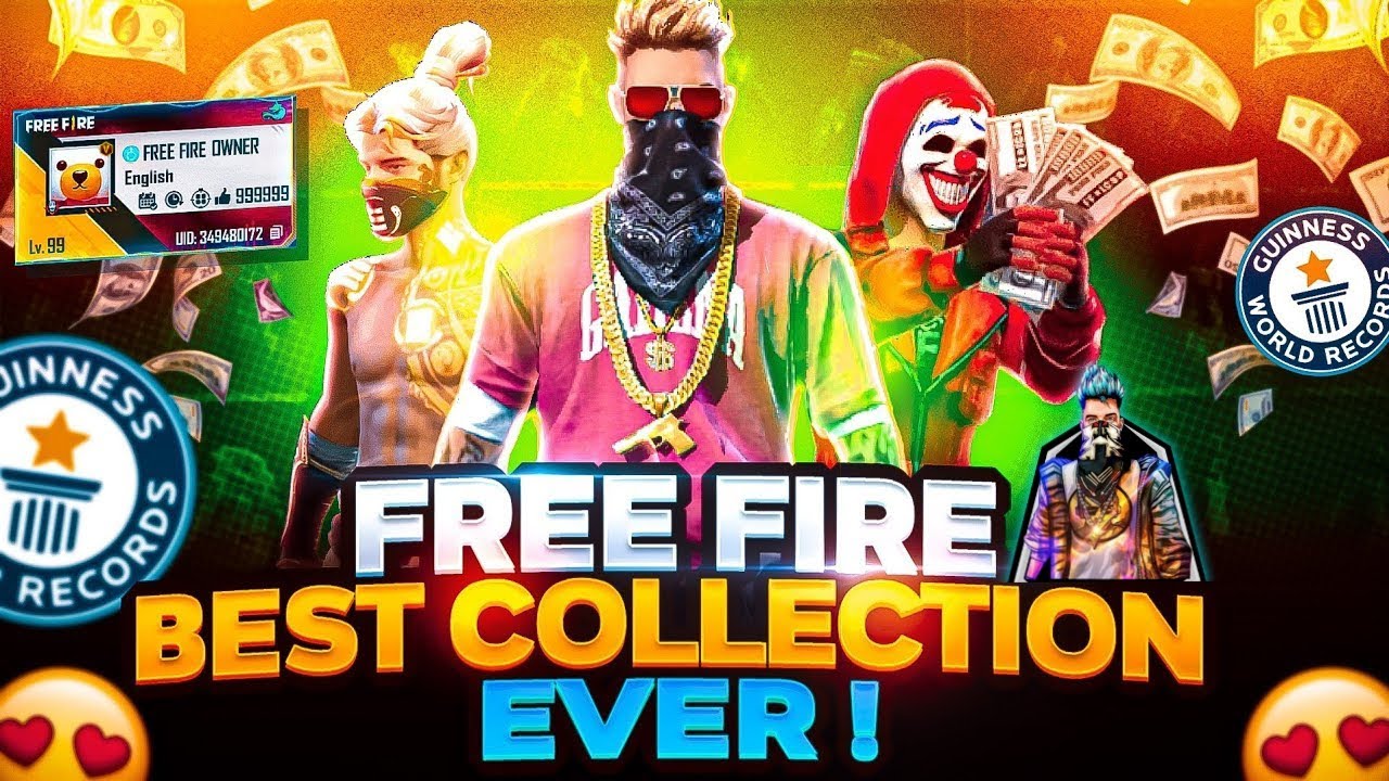 FREE FIRE BEST COLLECTION EVER!. - YouTube