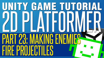 How to Make Your Enemies Fire Projectiles - Unity 2D Platformer Tutorial - Part 23