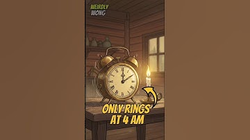 “The First Alarm Clock Only Rang at 4 A.M.? ⏰  #WeirdHistory #HistoryFacts #OldInventions