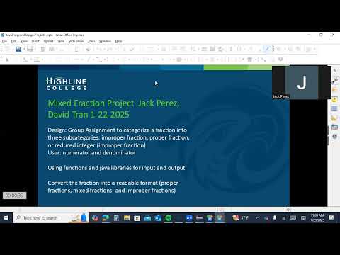 Example presentation