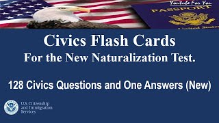 128 Civics Questions and One Answers (New)
