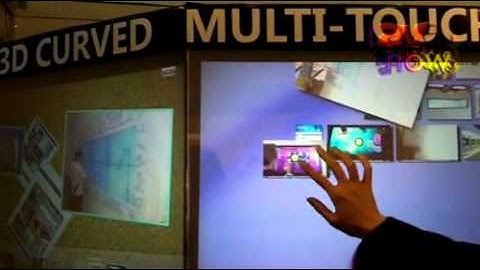 ISE 2012: Zaag Tech Demos Multi-Touch Interactive Touch Screen