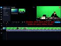 How to edit a green screen on Movavi video editor