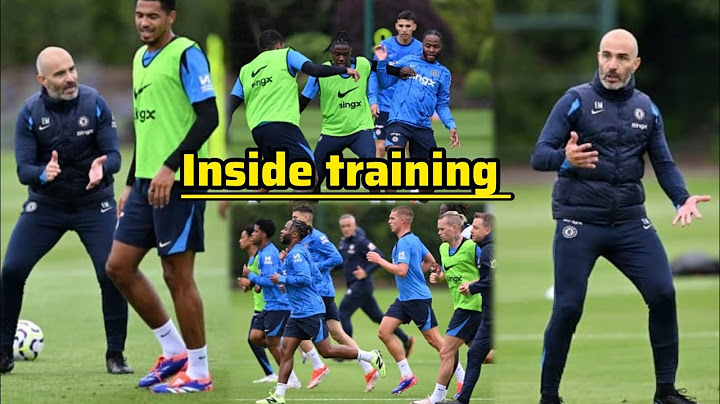 ✅ inside training Enzo maresca first week pre-season training done 👍