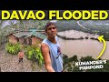 DAVAO PROVINCE FLOODED - Beach Land Extreme Rain... Fishpond House River Overflowing!