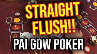 AMAZING RUN ON PAIGOW POKER!! $900 Bets!!