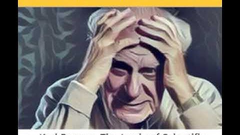 Karl Popper,   The logic of scientific discovery  -  part 3