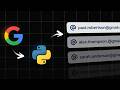 How to Extract Emails From Google Search Results