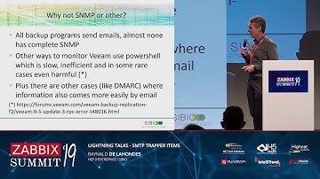 Raynald de Lahondes - Zabbix SMTP trapper