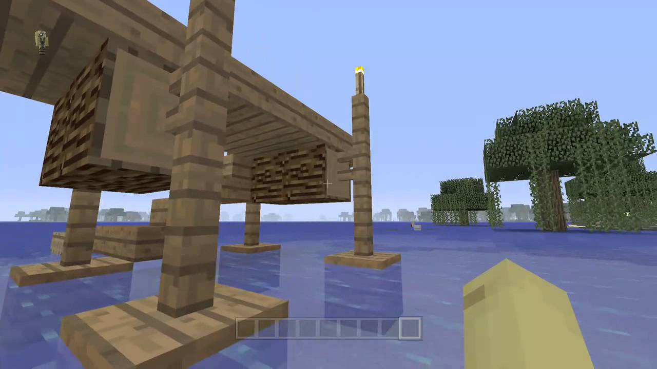 Minecraft Fishing Pier YouTube