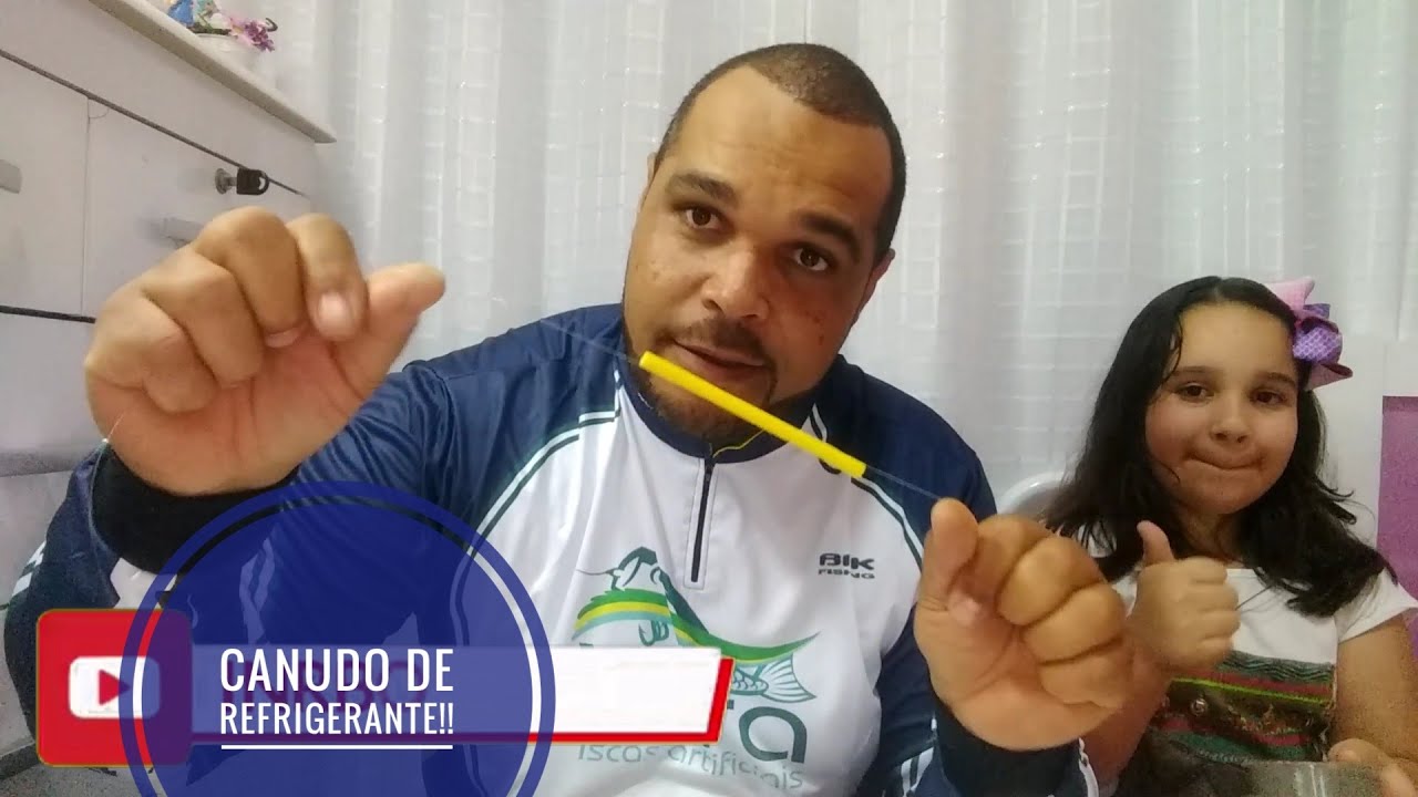 CANUDO DE REFRIGERANTE DE BÓIA DE PESCA!! Aprenda fazer!!!
