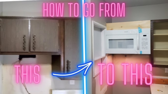 How to Install Microwave Under Kitchen Counter — Eatwell101