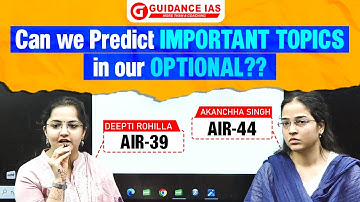 Can we Predict Important Topics in our Geography Optional??  | DEEPTI ROHILLA & AKANCHHA SINGH