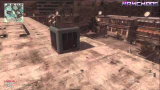 MW3 Glitches - On Top of Bootleg! AFTER PATCH! Riot Shield Lunge Glitch - Over the Map