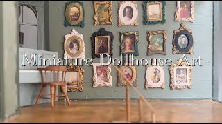 DIY Dollhouse Miniature Gallery Wall Paintings by brooke darwin 14,213 views 1 year ago 10 minutes, 53 seconds