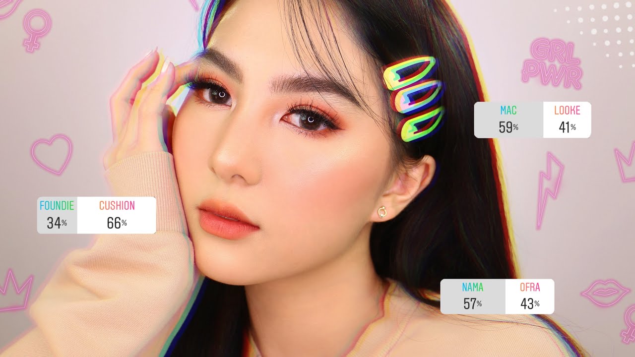 CUTIE CORAL - My Followers Pick My Makeup 🧡💖