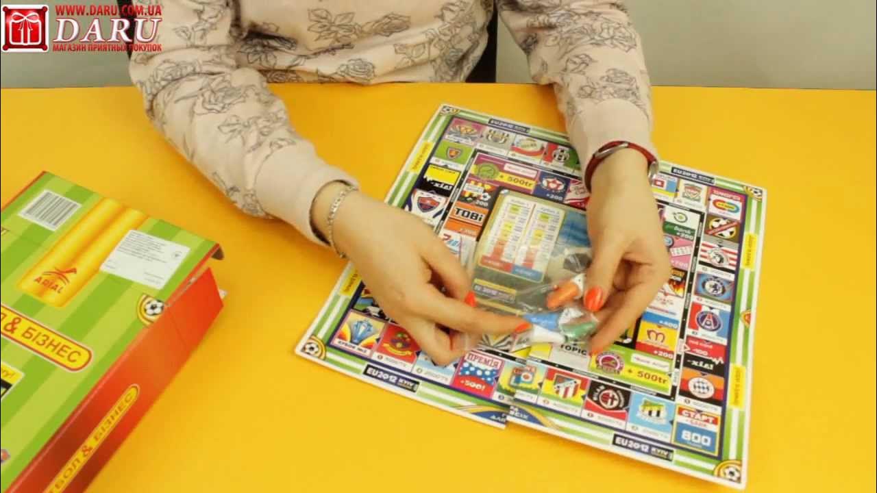 Настольная игра "Бизнес и футбол". Интеллектуальная и спортивно ...