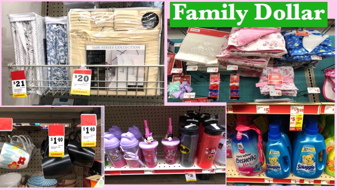 FAMILY DOLLAR CLEARANCE ITEMS | SHOPPING FOR ESSENTIALS AT FAMILY DOLLAR STORE - YouTube