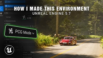 How I Built This Environment with PCG Mode in Unreal Engine 5.7
